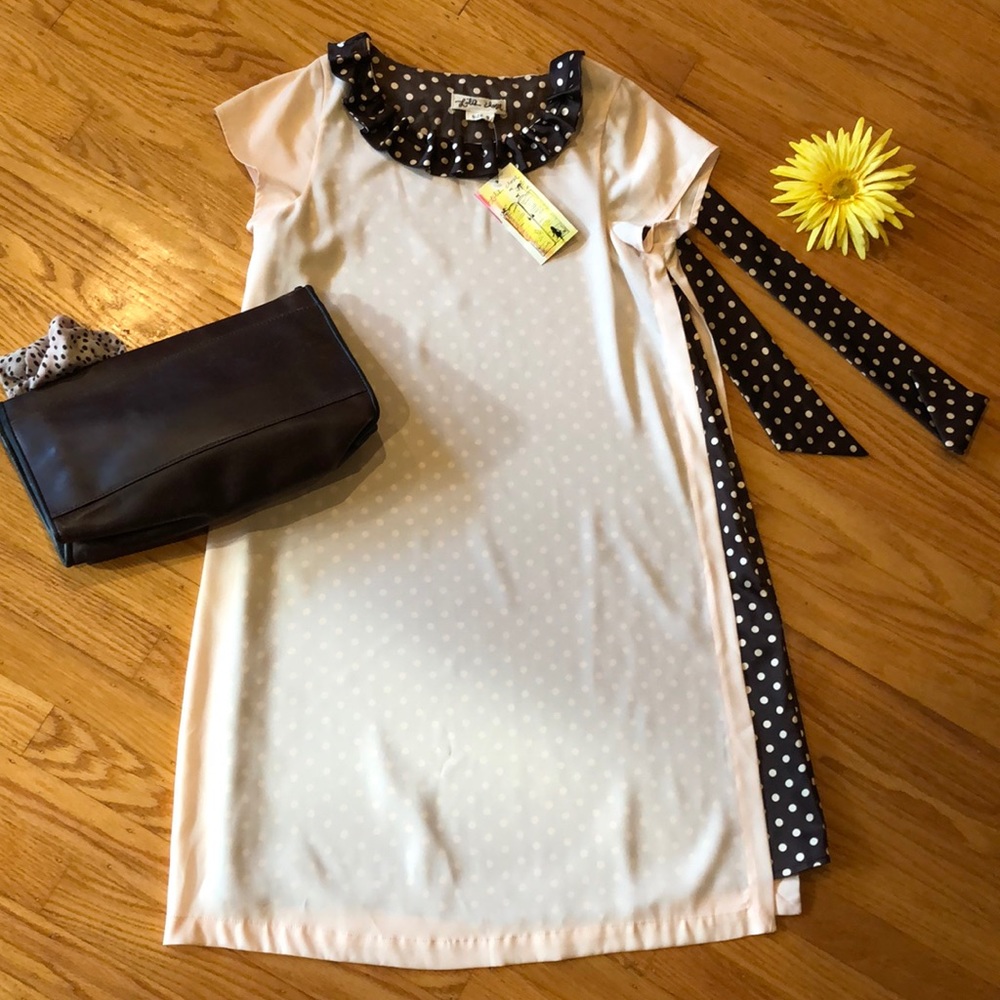 🌺 Lila’s Closet; BNWT! “Barbie” Style; Dot Vintage Look Dress; Misses Sz. Sm!!